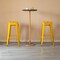 Basicwise 30-inch Backless Metal Bar Stool Stackable Heavy-Duty Counter-Height Chair for Home Bars Patios Kitchen Islands Cafes Restaurants Bistros and Dining Areas for Indoor & Outdoor Use